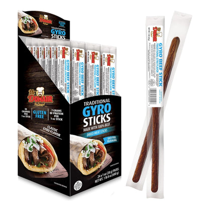 24-Pack Mr. Donair Gyro Flavoured Beef Sticks